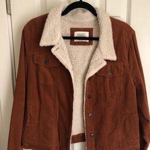Corduroy Sherpa Lined Jacket